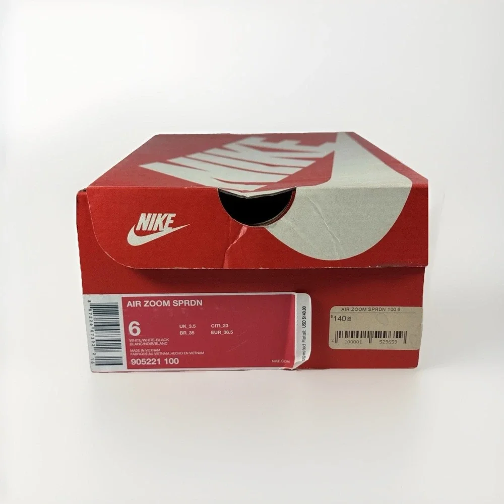 Nike Air Zoom‎ Spiridon Ultra White 905221-100 Running Shoes Women's Size 6 NWB - Picture 3 of 9